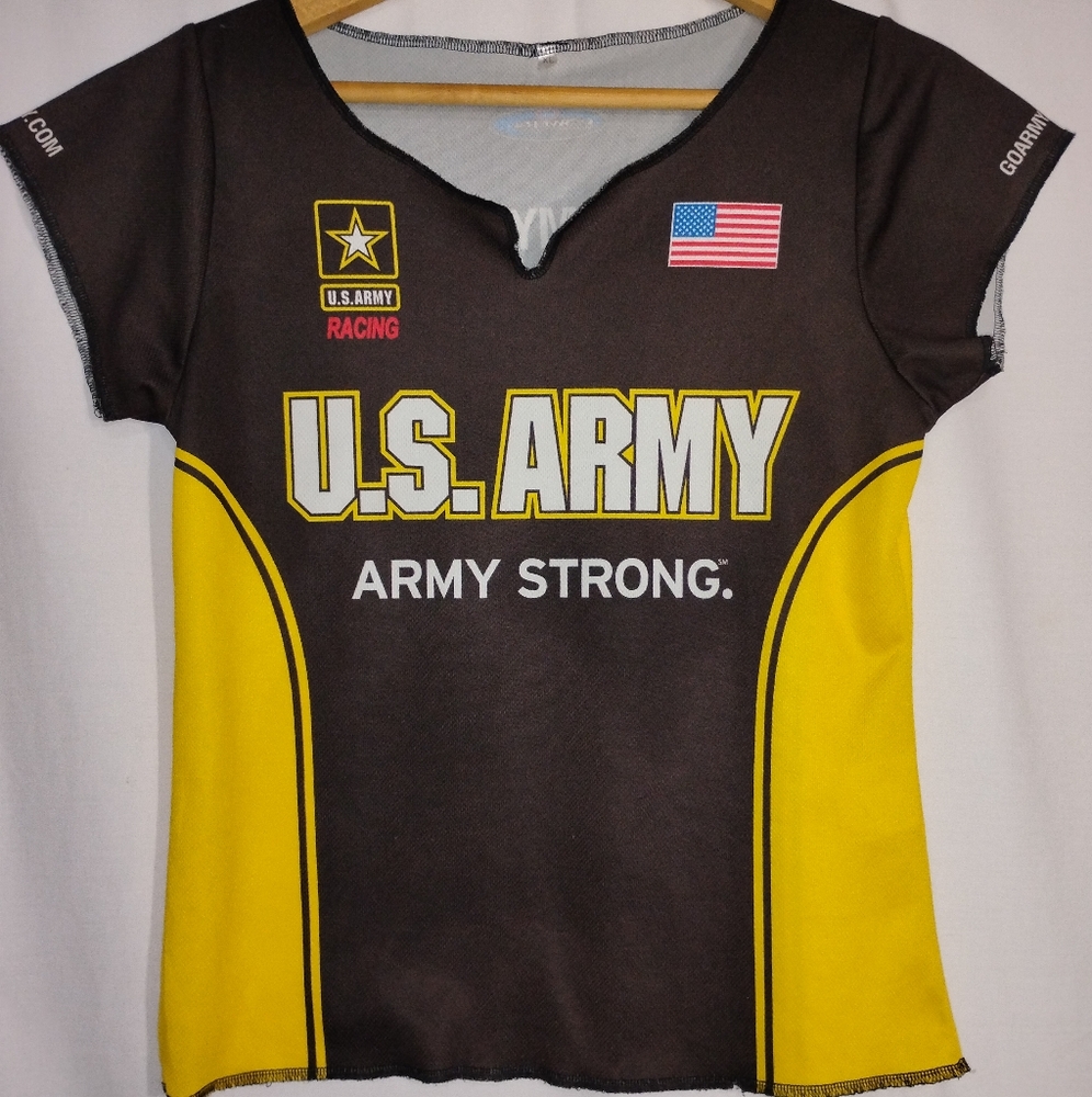 NHRA U.S. Army Racing T-Shirt in Black and Yellow